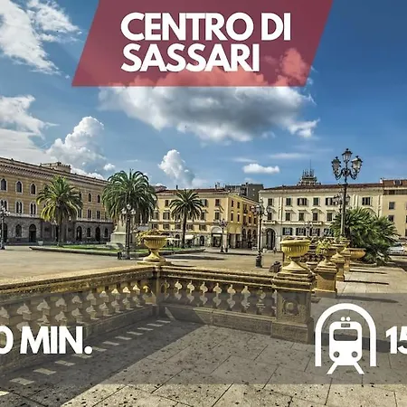 Sorres & Relax 10 Min Da Sassari Loft Ac E Wifi بيت للعطل *